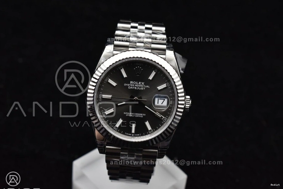 41 Jubilee Steel VS3235 1:1 Bracelet Dial 126334 Best Stick On DateJust 904L VSF Edition SS Grey 0324